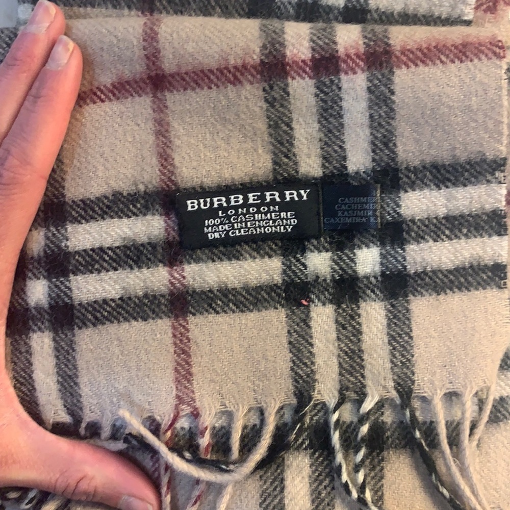 Cashmere Burberry Scarf